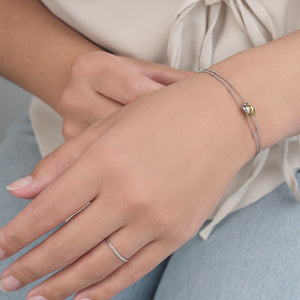 Ring croissant dun zilver