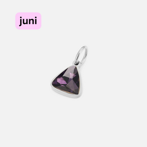 DYO Premium Birthstone zilver juni