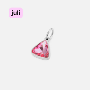 DYO Premium Birthstone zilver juli