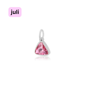 DYO Premium Birthstone zilver juli