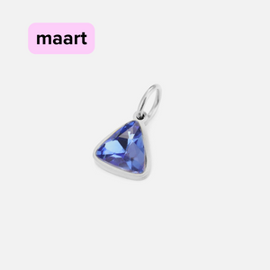 DYO Premium Birthstone zilver maart