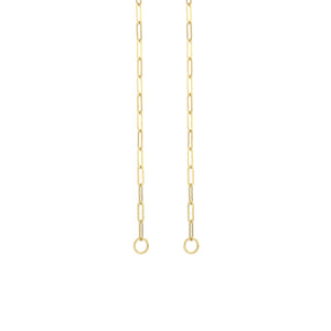 DYO premium paperclip ketting goud