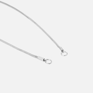 DYO premium slang ketting zilver