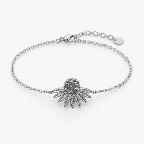Single clover bracelet, blue
