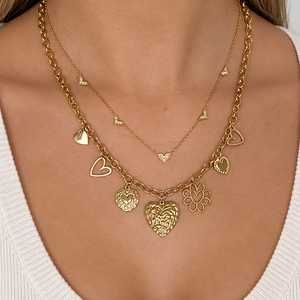Necklace charm mix love