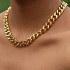 Cuban ketting lux goud