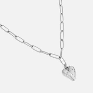 Ketting hartje zirkonia