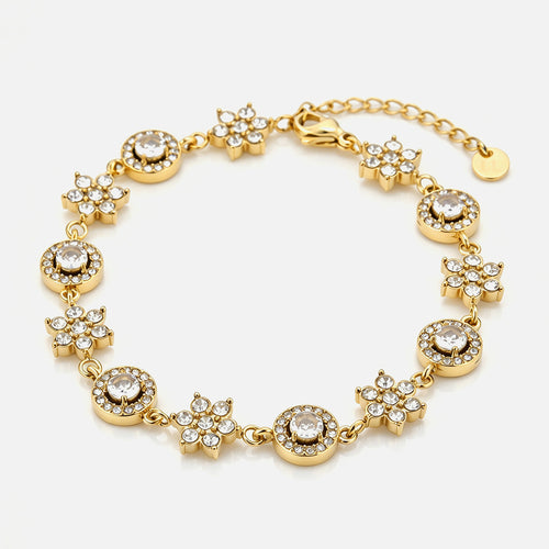 Armband sterren en muntjes strass