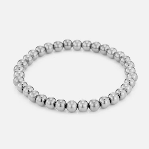 Armband bolletjes 6mm stretch