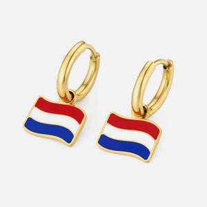 Oorbellen Nederlandse vlag
