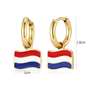 Oorbellen Nederlandse vlag