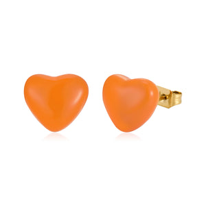 Oorstekers oranje hart