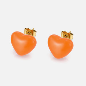 Oorstekers oranje hart
