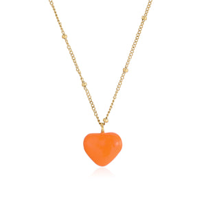Ketting hart oranje