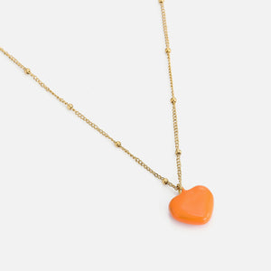 Ketting hart oranje