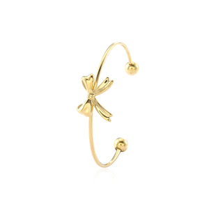 Bangle strikje goud