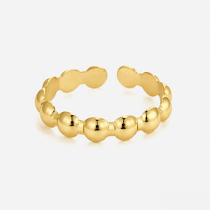 Ring ovalen patronen goud