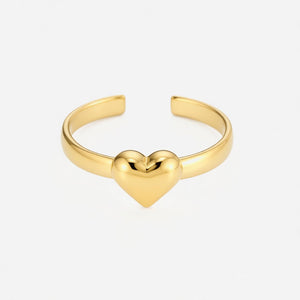 Ring hartje goud