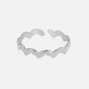 Ring boho bloom zilver