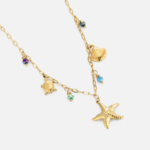 Ketting zee bedels goud