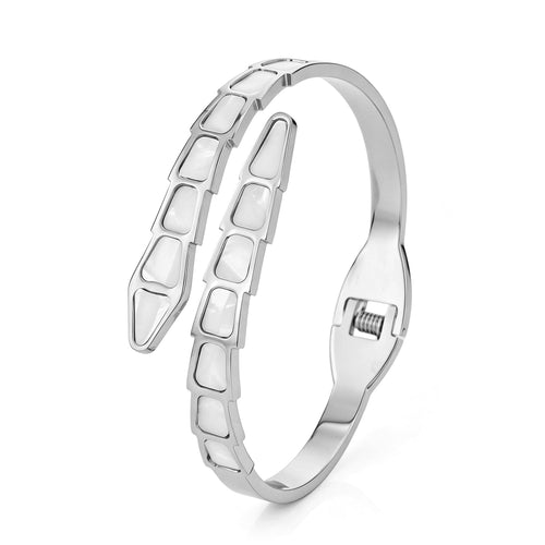 Bangle witte slang