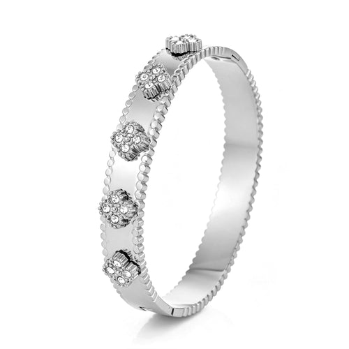 Bangle luxe klavers met strass