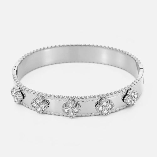 Bangle luxe klavers met strass
