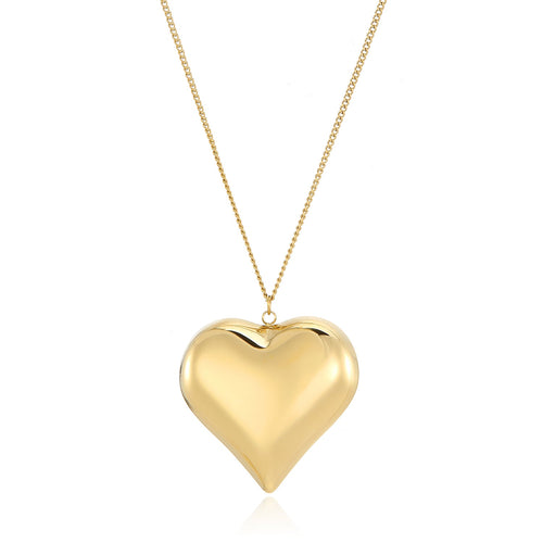 Lange ketting groot vol hart