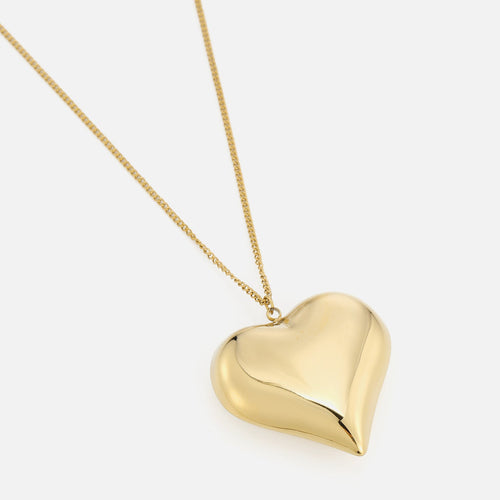 Lange ketting groot vol hart
