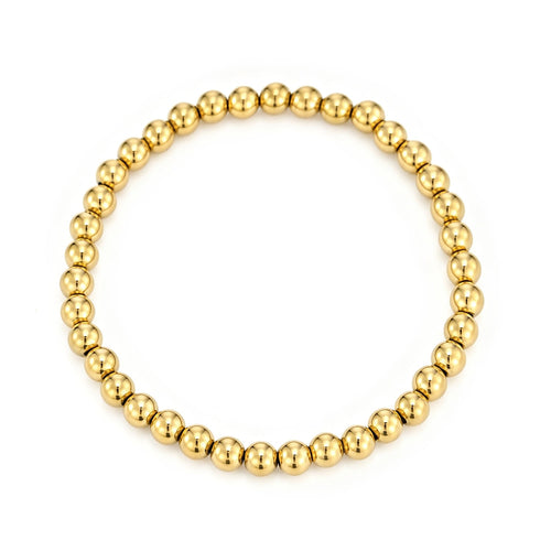 Armband bolletjes 5mm stretch