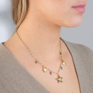 Ketting zee bedels goud