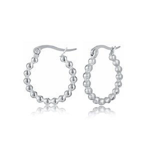 Ball stud earrings