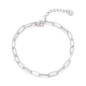 Armband kleine schakels zilver