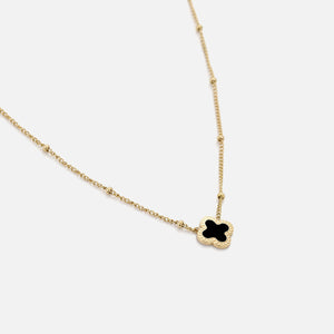 Ketting lucky zwart - Goud