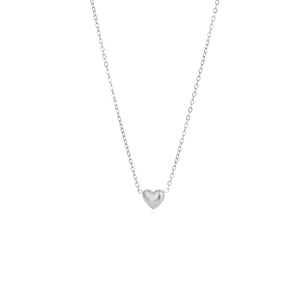 Ketting kleine hart zilver