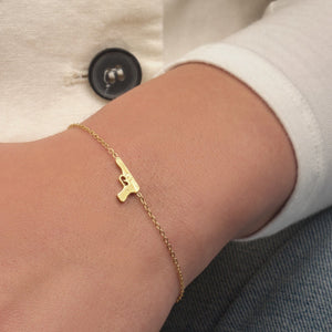 Armband bedeltje goud