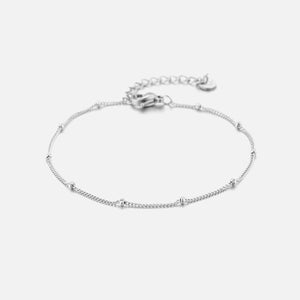 Armband bolletjes zilver
