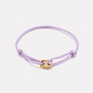 Armband connected lila/goud