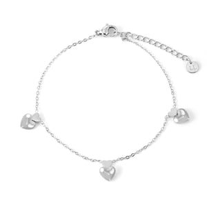 Armband drie hartjes