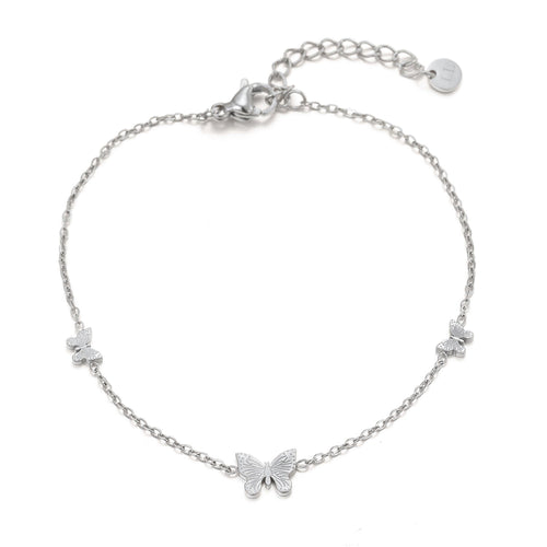 Armband drie vlinders