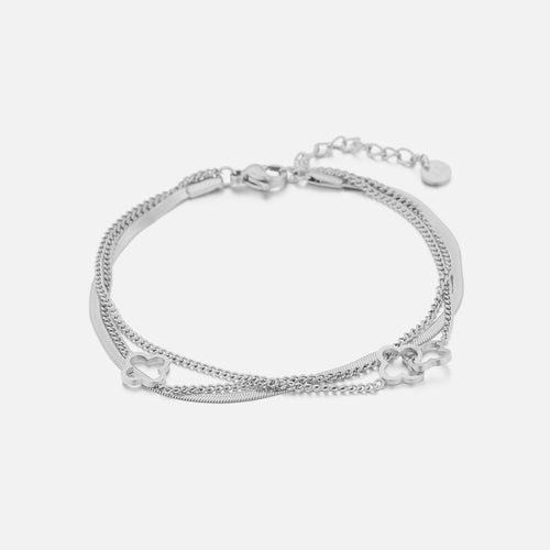 Armband drielaags klaver