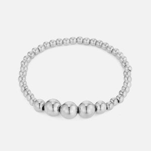 Armband grote bolletjes stretch