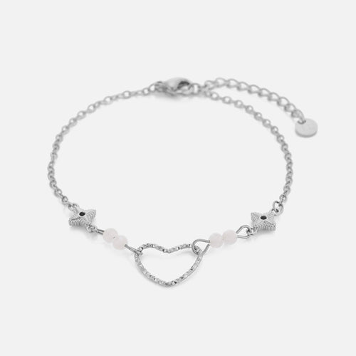 Armband hartje sterren