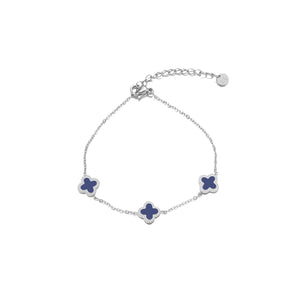 Armband klaver blue
