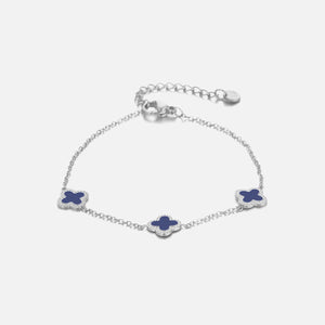 Armband klaver blue