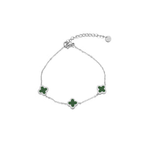 Armband klaver green