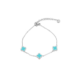 Armband klaver mint