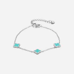 Armband klaver mint