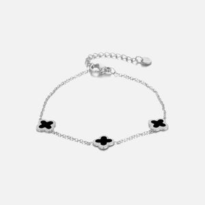 Armband klaver black