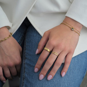 Armband lux link goud